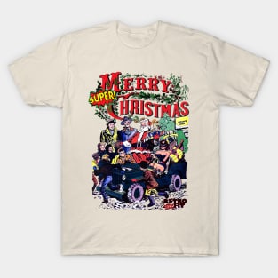 Merry Christmas Retro Style T-Shirt